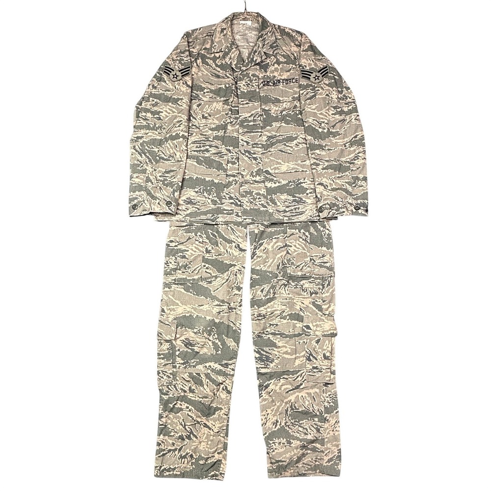 US Air Force ABU Digital Tiger Stripe Camo Utility Jacket Staff Sergeant 40R